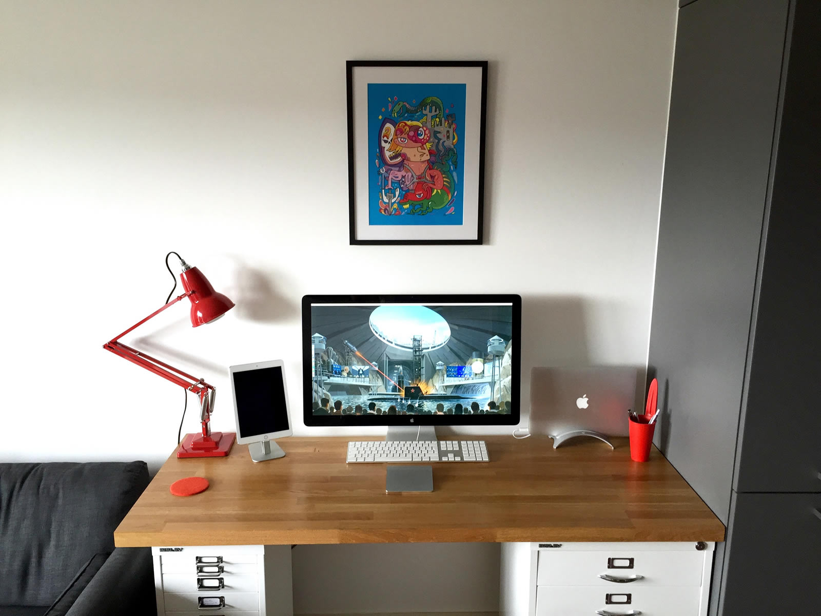 Home Office Desk Set up